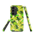 Kero-kero Samsung® Tough Case features vibrant frog designs, offering stylish protection for your Galaxy S23.