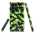 Kero-kero Samsung® Tough Case features vibrant frog designs, offering durable, stylish protection for your phone.
