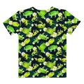Vibrant Kero-kero T-shirt featuring playful frogs and flowers, perfect for a comfy, stylish look. Ideal for amphibian lovers!