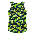 Vibrant Kero-kero Tank Top featuring playful frog designs, perfect for a cool, comfortable summer look.