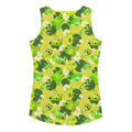 Bright and colorful Kero-kero Tank Top featuring a unique amphibian design for a comfortable fit. Perfect for summer!
