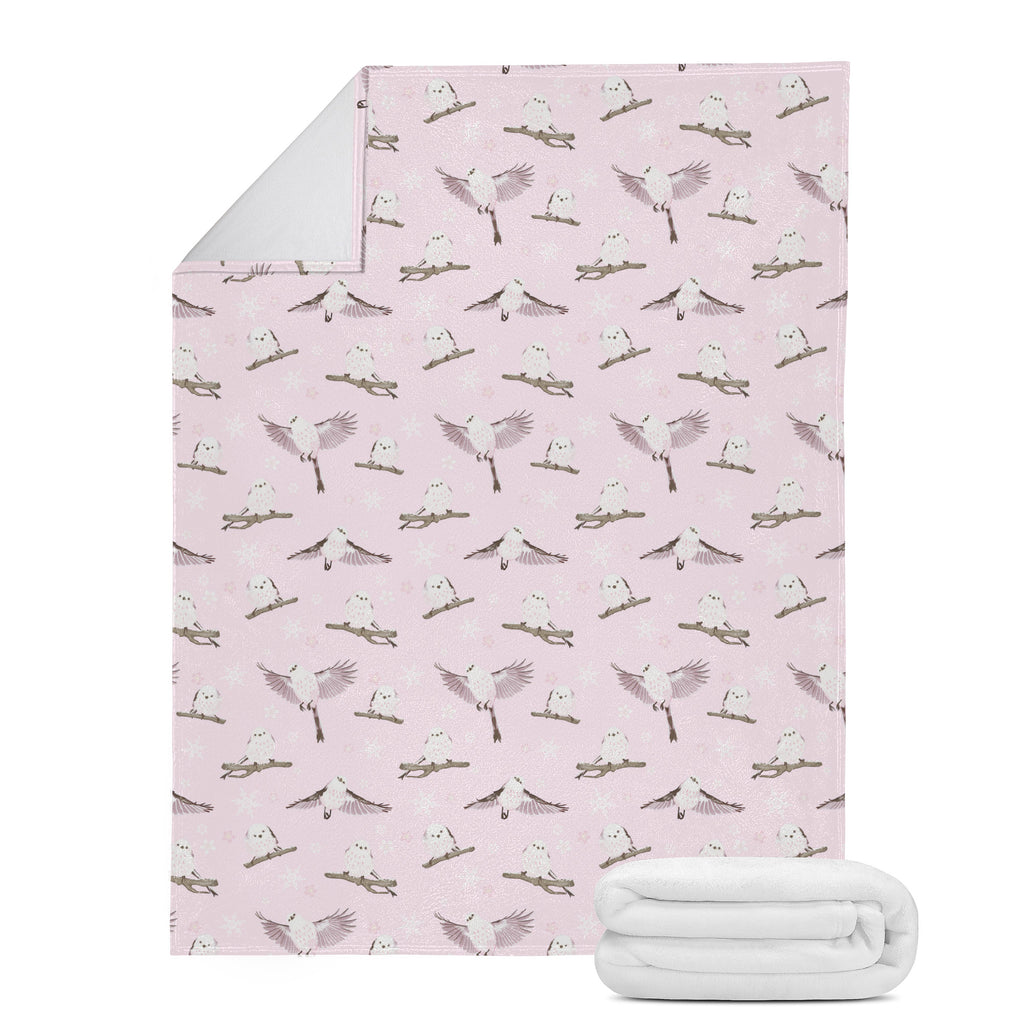 Snow Bird Blanket (Pink)