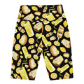 High-waisted Lemon Biker Shorts featuring a vibrant lemon print, perfect for comfort and style at any outing.