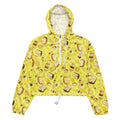 Bright and stylish, this Lemon cropped windbreaker is perfect for adventurous hikes and rainy days.
