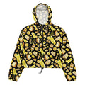 Lightweight and waterproof, the Lemon cropped windbreaker is perfect for stylish adventures with convenient side pockets.