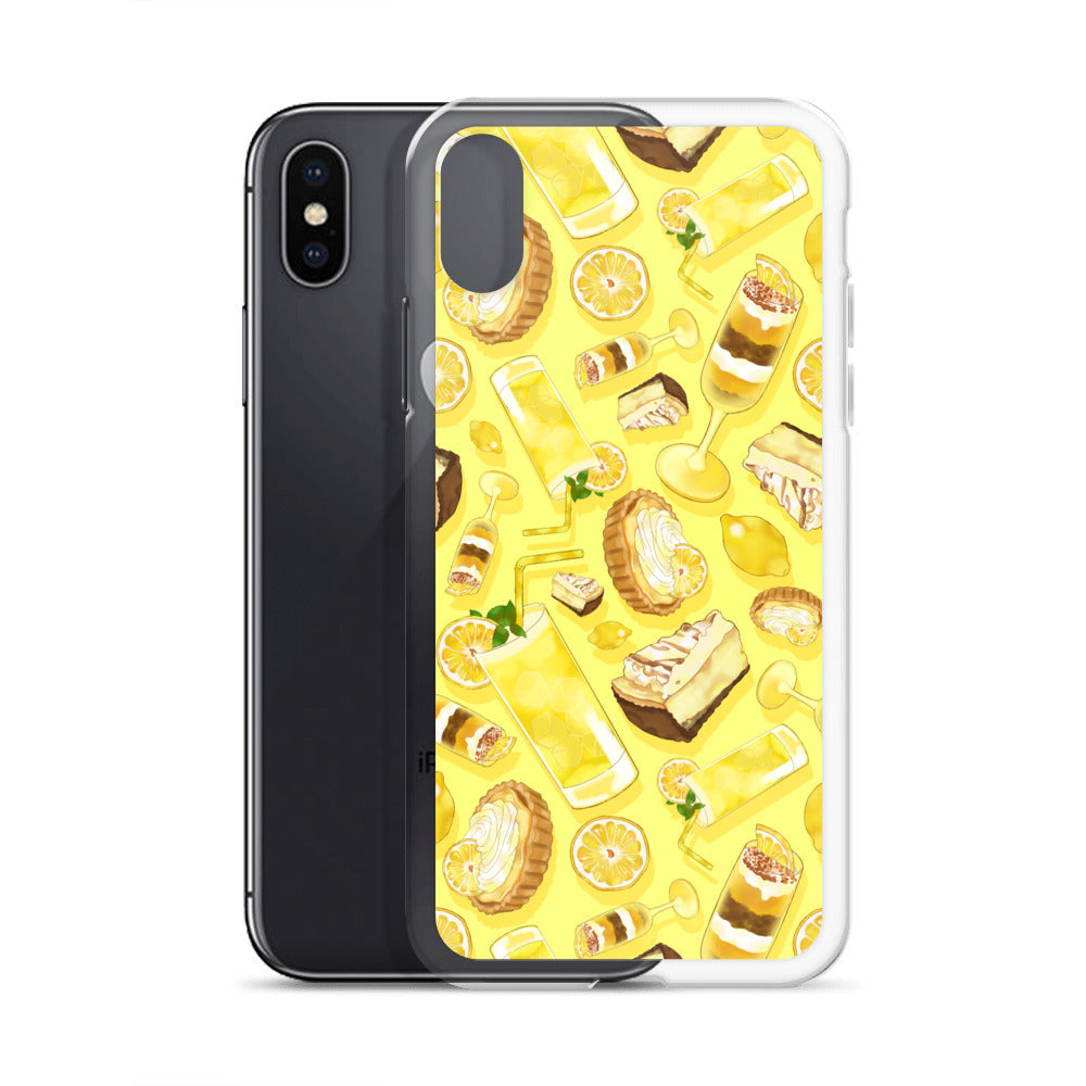 Sleek Lemon iPhone® Clear Case offers premium protection with a vibrant design, perfect for style and durability.