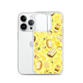 Stylish Lemon iPhone® Clear Case features a vibrant design, offering protection against scratches and dirt.