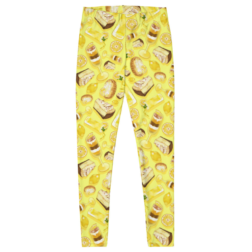 Bright and fun Lemon Leggings, perfect for summer workouts or casual outings. Shop now for a stylish look!