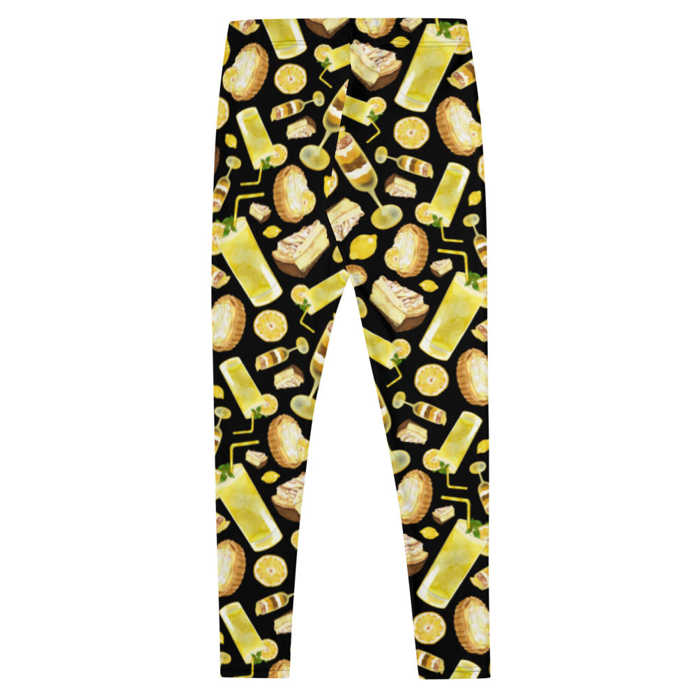 Bright and fun Lemon Leggings featuring a playful lemon design, perfect for workouts or casual outings this summer.