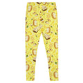 Bright and fun Lemon Leggings, perfect for summer workouts or casual outings. Comfortable microfiber blend for all-day wear.