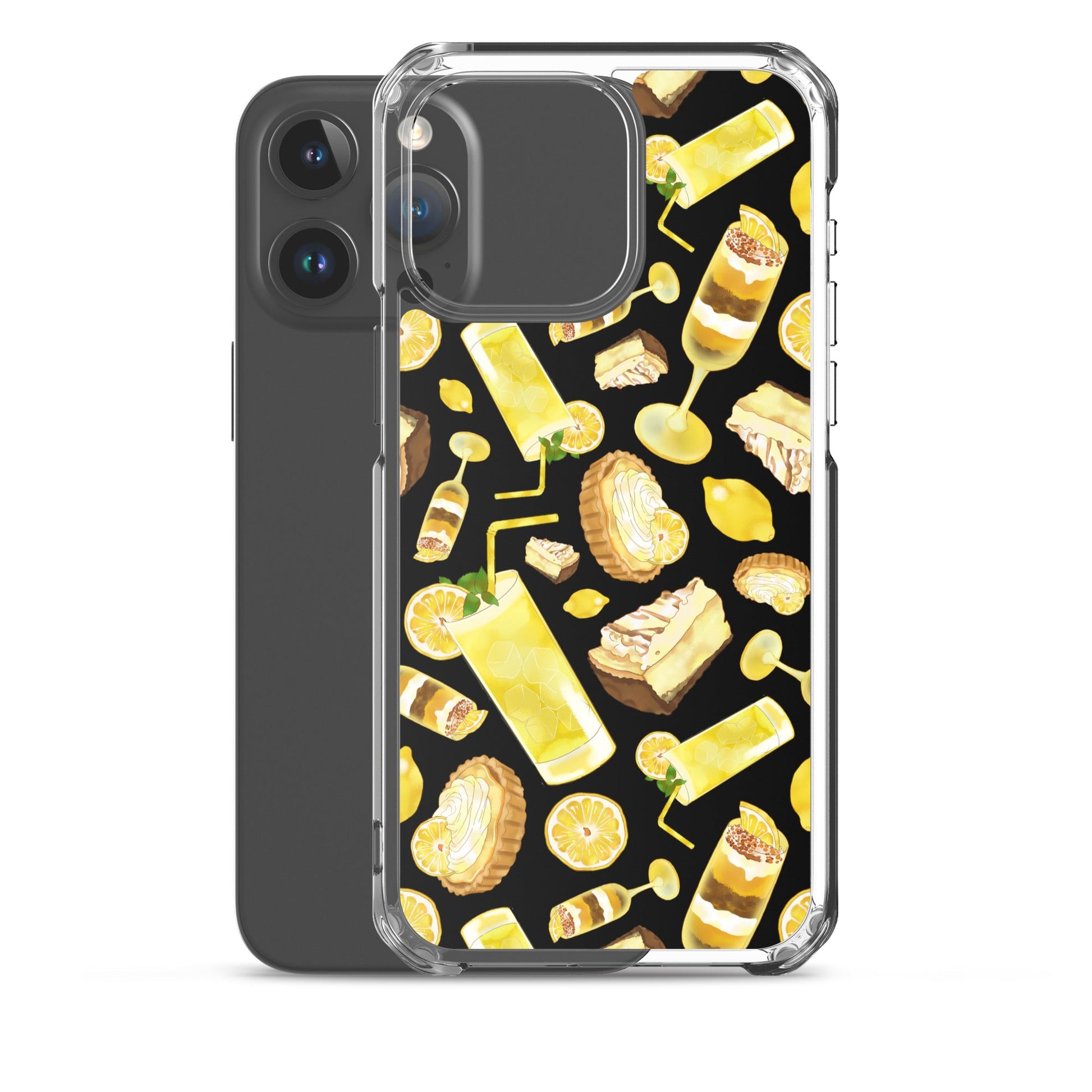 Sleek Lemon iPhone® Clear Case features a stylish design while protecting against scratches and dirt. Perfect for your device!