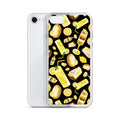 Sleek Lemon iPhone® Clear Case with flexible sides and solid back, perfect for protection against scratches and dirt.