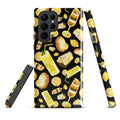 Lemon Samsung® Tough Case features a vibrant design, offering impact resistance and sleek protection for your phone.