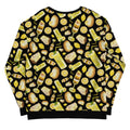 Bright yellow Lemon Sweatshirt featuring fun lemon patterns, perfect for a refreshing casual look. Ideal for any wardrobe!