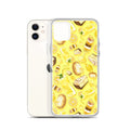 Sleek Lemon iPhone® Clear Case featuring vibrant lemon designs for protection against scratches and dust.