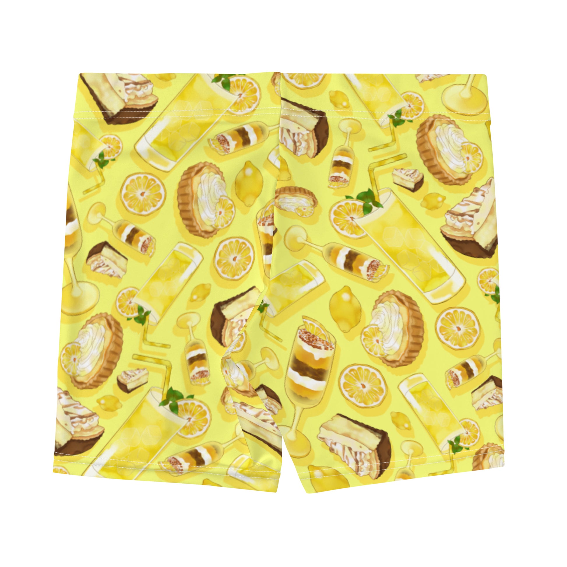 Bright and adorable Lemon Shorts featuring a fun pattern, perfect for cozy summer days and stylish wear.