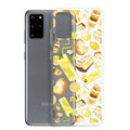 Delightful Lemon Samsung® Clear Case featuring vibrant lemon-themed designs for stylish phone protection.