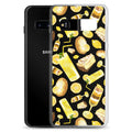 Lemon Samsung® Clear Case features a vibrant design of lemons and treats, perfect for stylish phone protection.