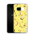 Protect your phone stylishly with the Lemon Samsung® Clear Case, featuring a vibrant, delicious lemon design.
