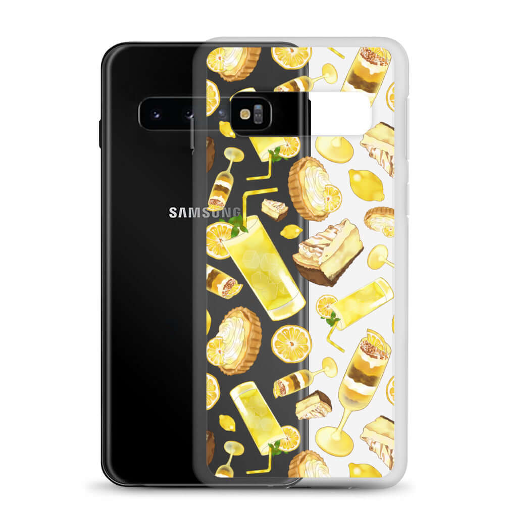 Protect your phone in style with the Lemon Samsung® Clear Case, featuring a delightful lemon design.