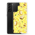 Sleek Lemon Samsung® Clear Case featuring a vibrant lemon design, adding style and protection for your phone.
