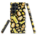 Stylish Lemon Samsung® Tough Case featuring vibrant lemon designs, ensuring protection and durability for your phone.