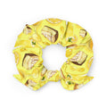 Bright and cheerful Lemon Scrunchie features a fun lemon design, perfect for adding style to any outfit.