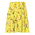 Bright and cheerful Lemon Skater Skirt featuring a fun dessert print, perfect for adding sunshine to any outfit.