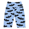 High-waisted Lilith Biker Shorts featuring a cool bat pattern, perfect for stylish mobility and mixing outfits.