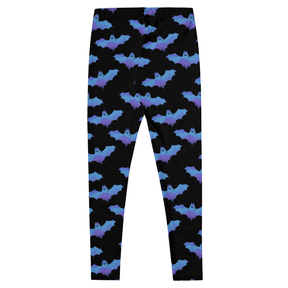 Stylish Lilith Leggings featuring a bat print, perfect for workouts and inspired by the mythical succubus.