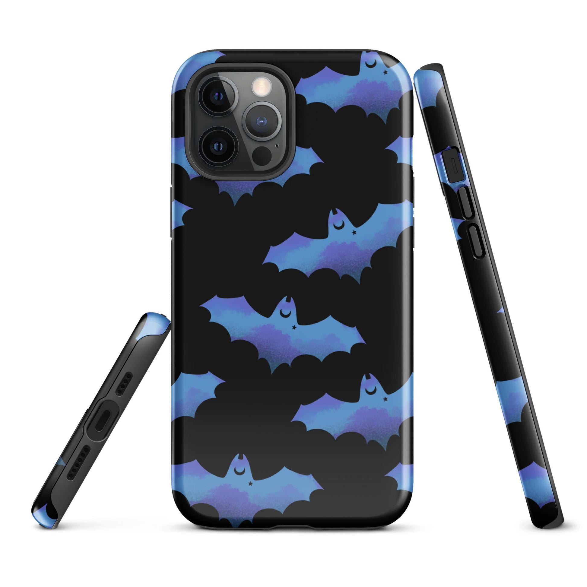 Stylishly protect your phone with the durable Lilith iPhone® Tough Case featuring a unique bat design.