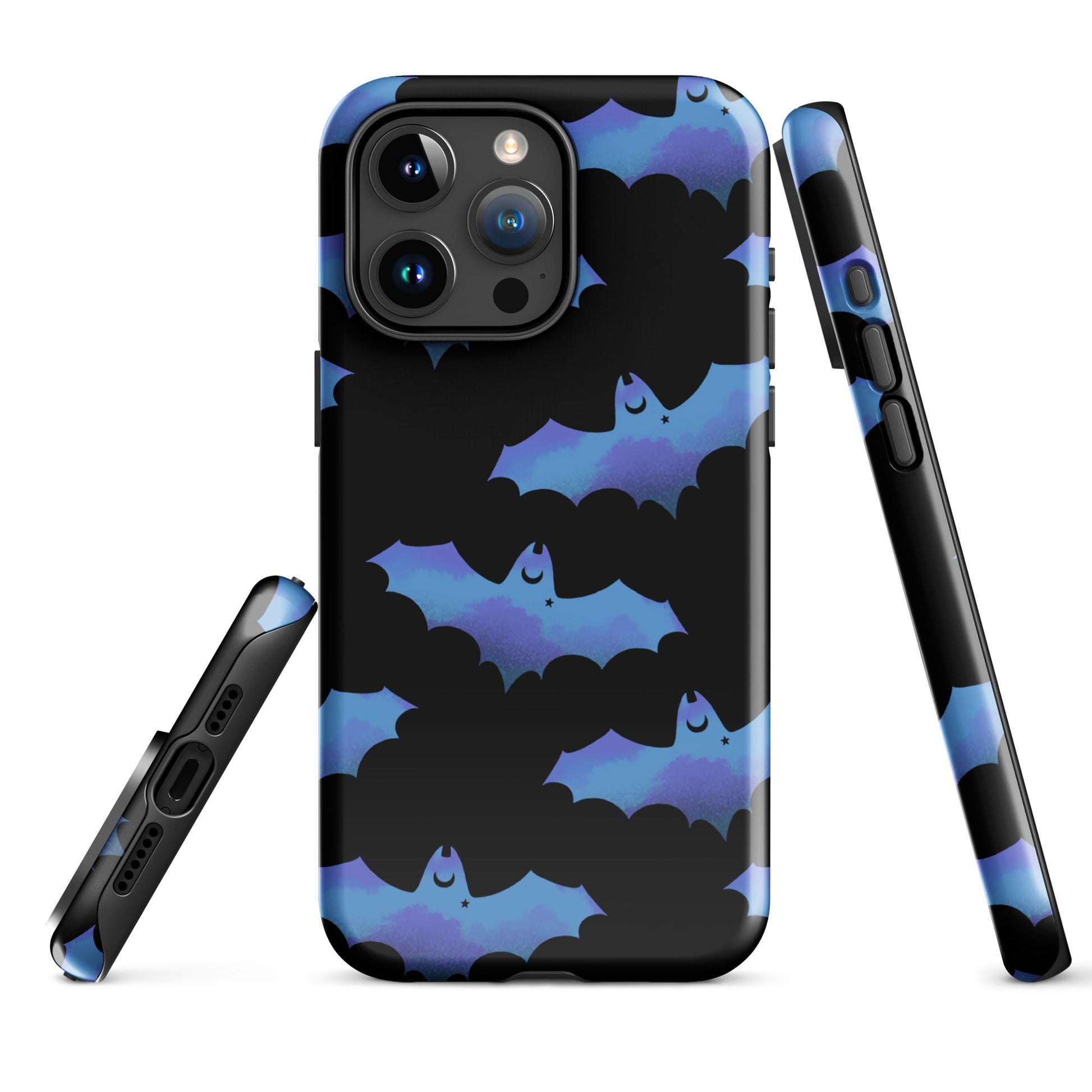Stylish Lilith iPhone® Tough Case featuring a durable design with impact-resistant polycarbonate and TPU lining.