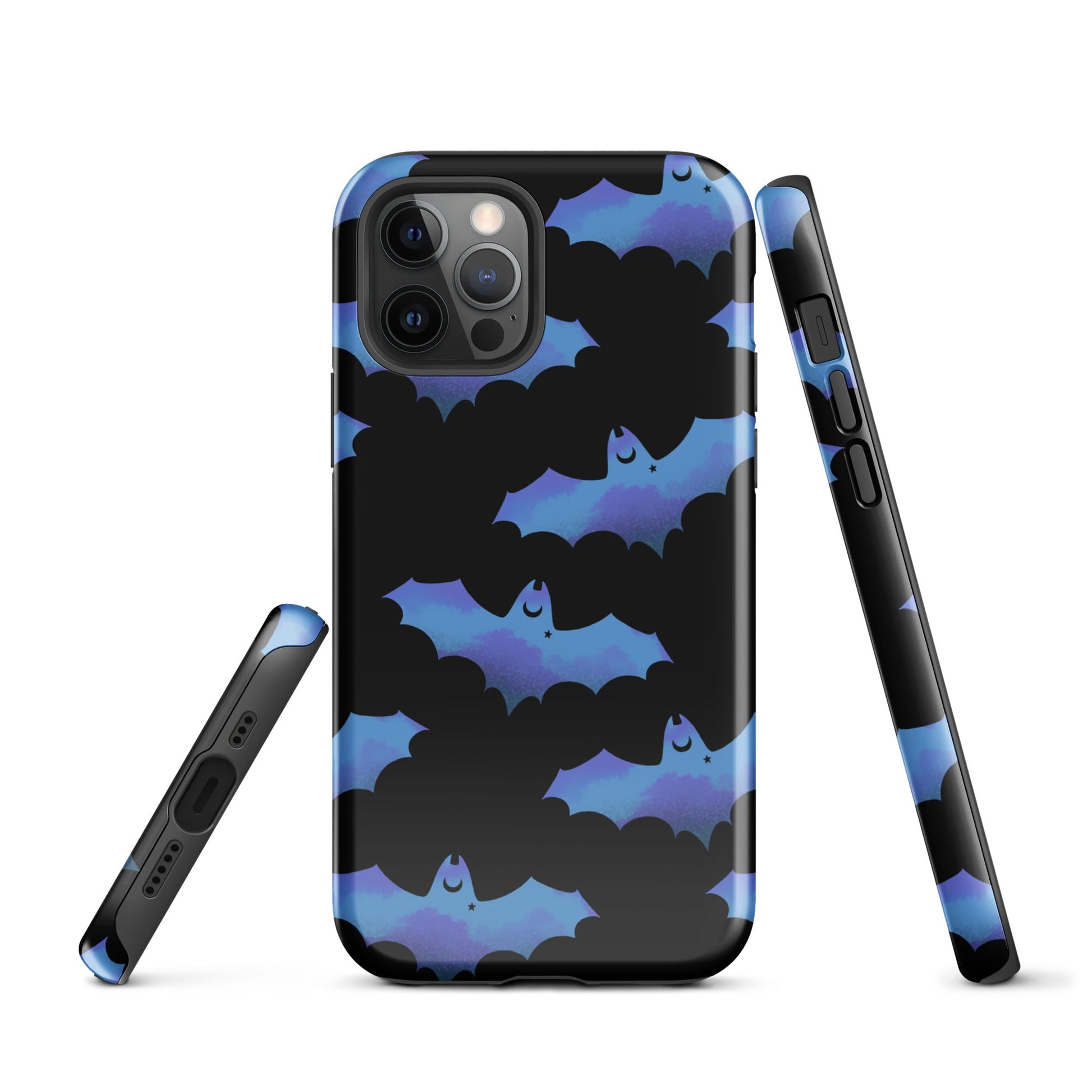 Stylish Lilith iPhone® Tough Case featuring a bat design, ensuring protection and fashion for your device.