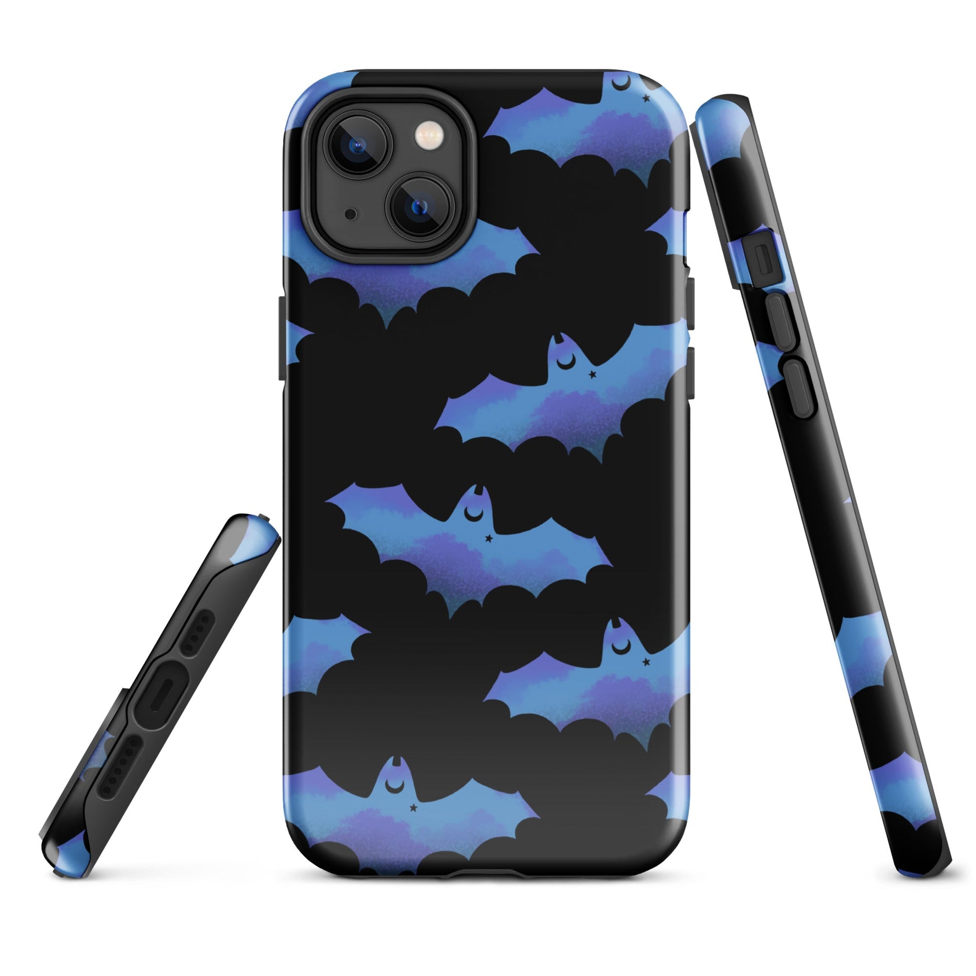 Stylishly protect your phone with the durable Lilith iPhone® Tough Case, featuring a chic bat design.