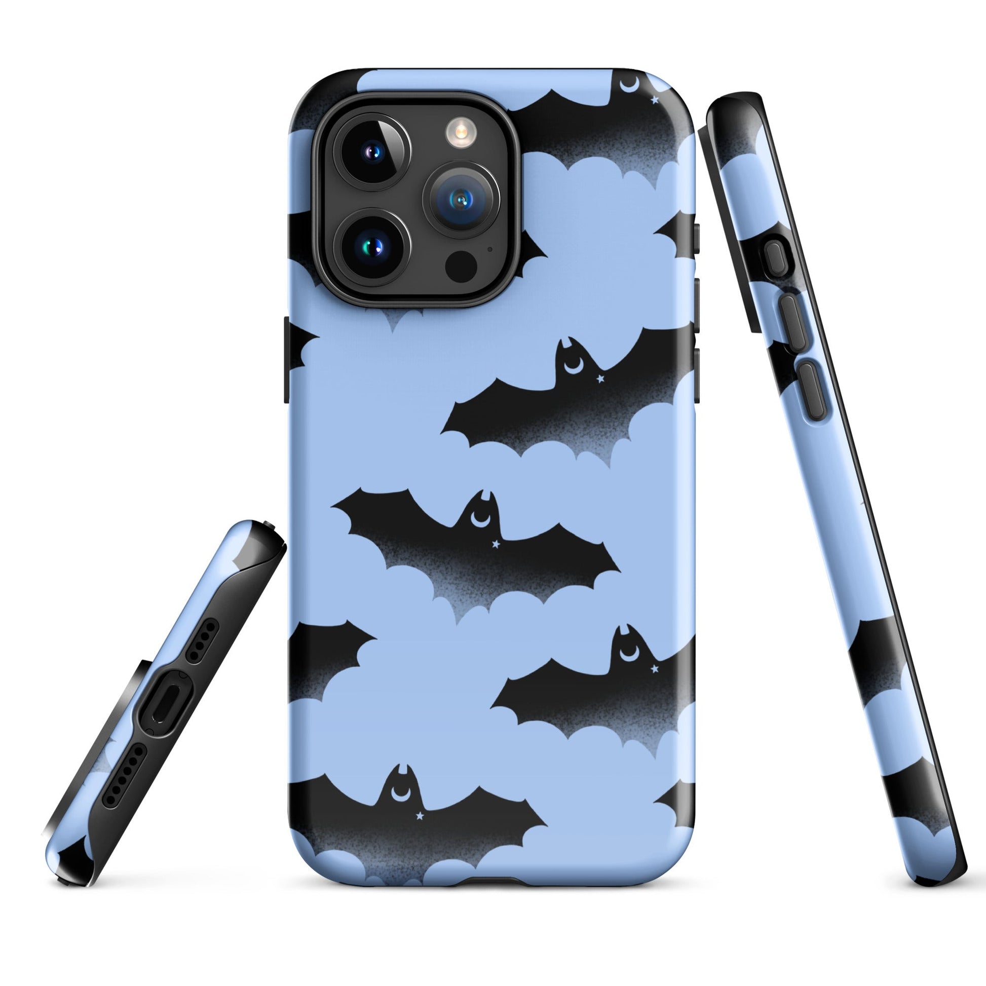 Durable Lilith iPhone® Tough Case features a stylish bat design, ensuring protection and fashion for your phone.