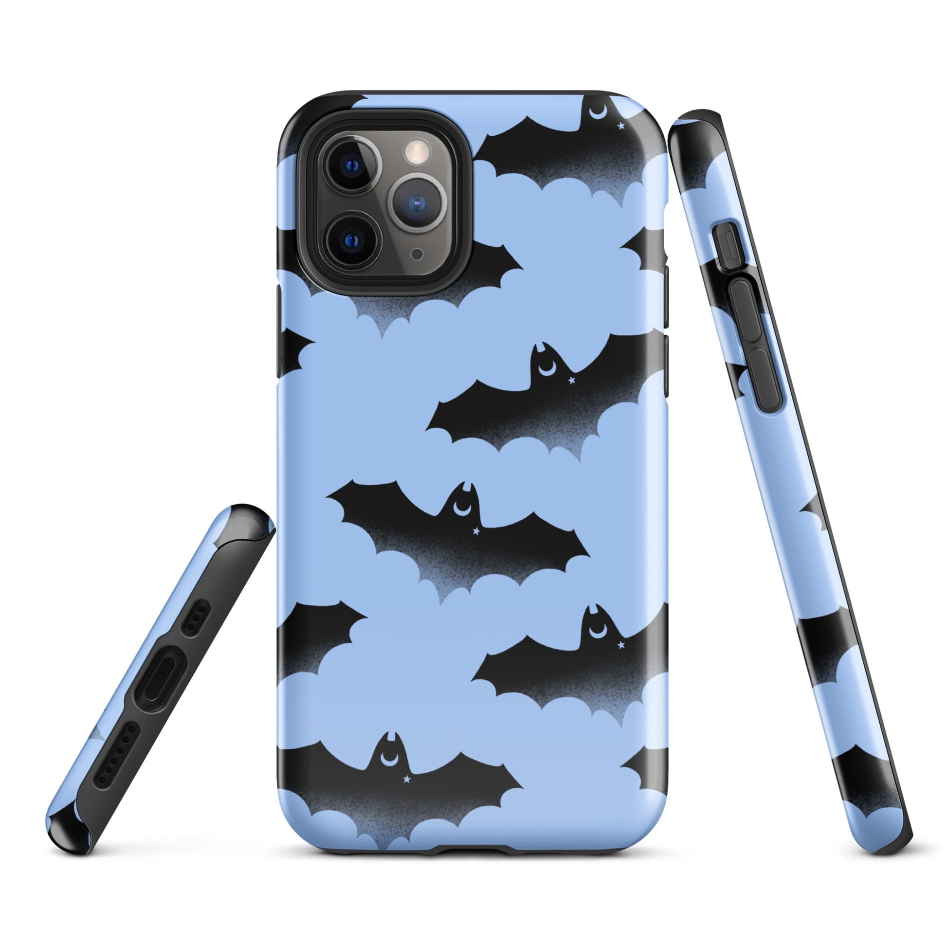 Stylishly protect your phone with the durable Lilith iPhone® Tough Case featuring a unique bat design.