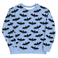 Cozy Lilith Sweatshirt featuring a playful bat pattern, perfect for any night out or casual day in.