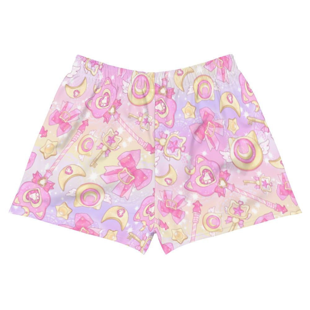 Cute and comfy Magical Girl Athletic Short Shorts feature playful designs for your active adventures. Perfect for transformation!