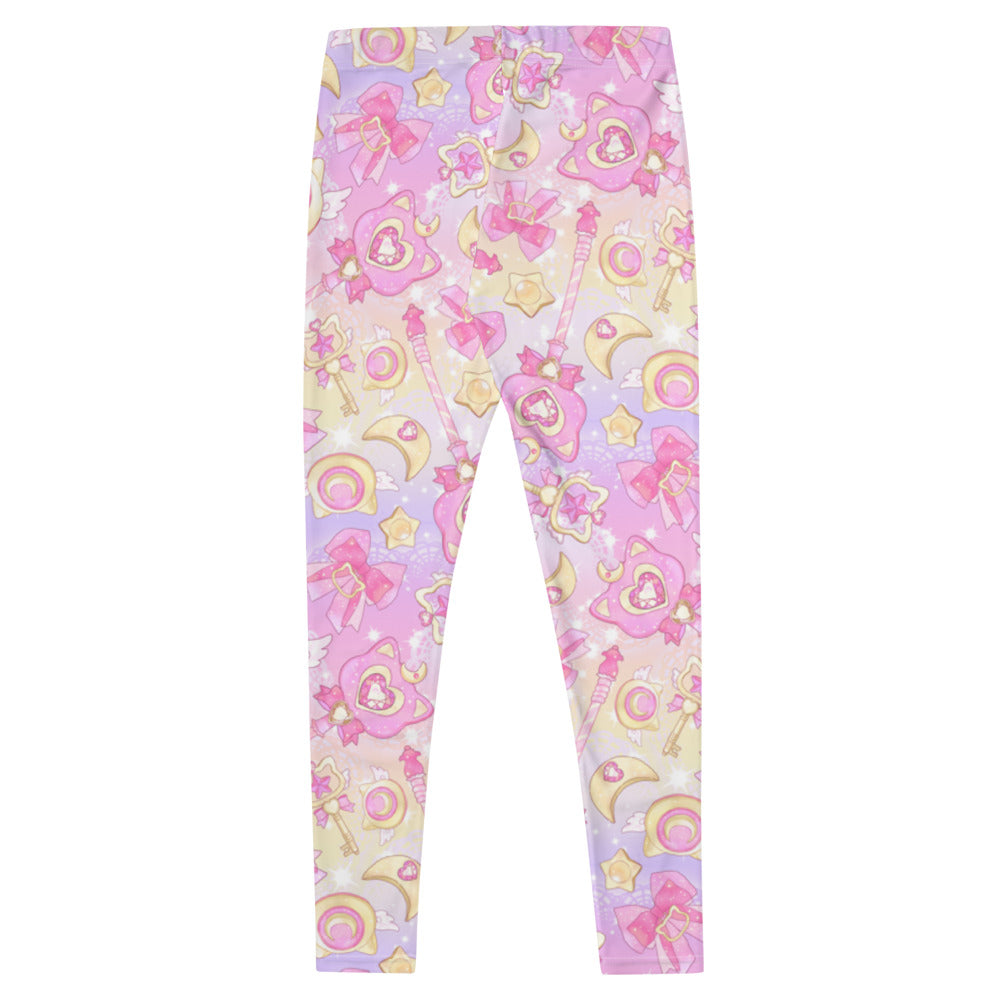 Colorful Magical Girl Leggings featuring cute designs, perfect for workouts or casual wear. Unleash your style!