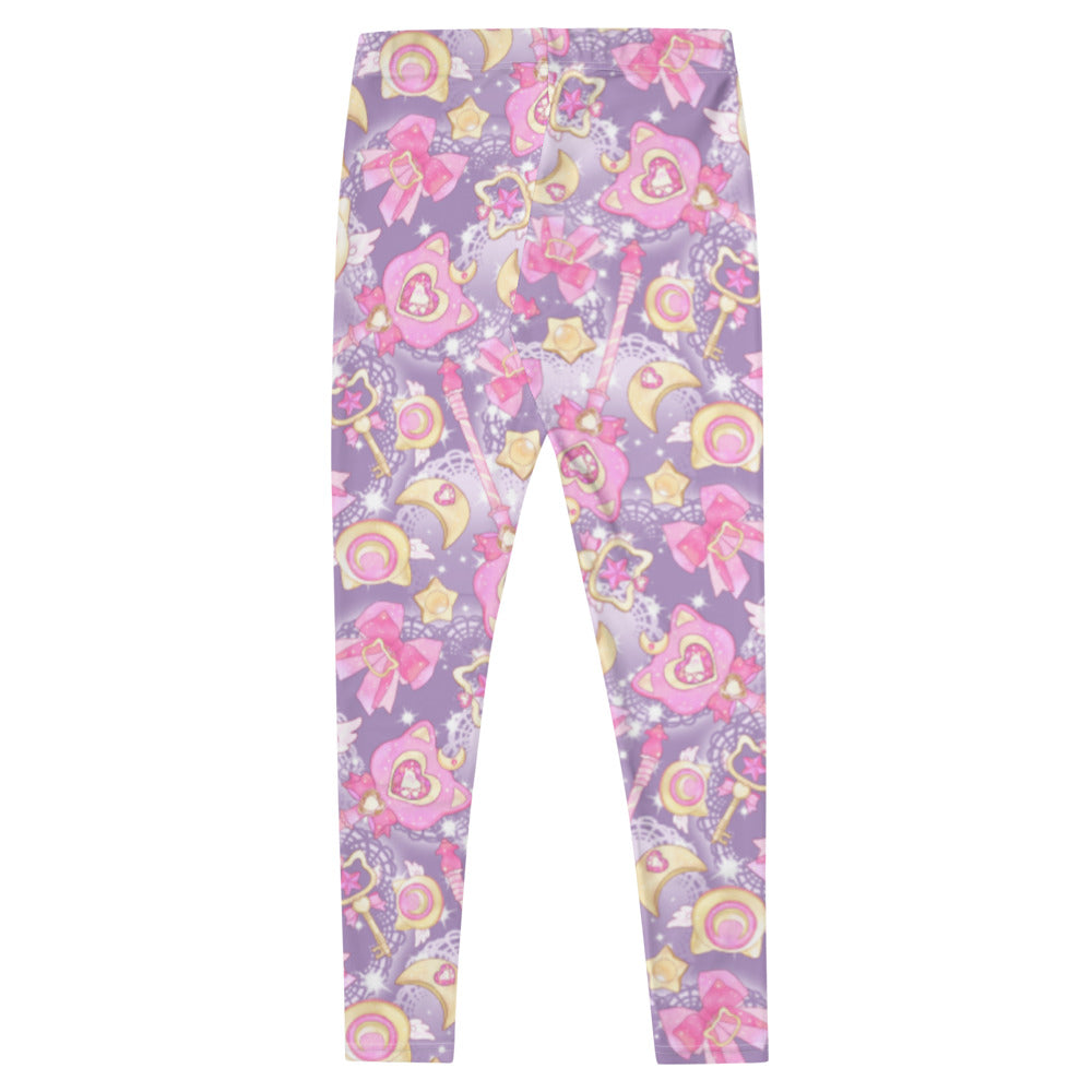 Vibrant Magical Girl Leggings featuring playful designs for a stylish workout experience. Perfect for magical enthusiasts!
