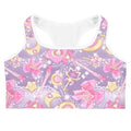 Stylish Magical Girl Sports bra features vibrant designs, perfect for workouts while feeling magical and supported.