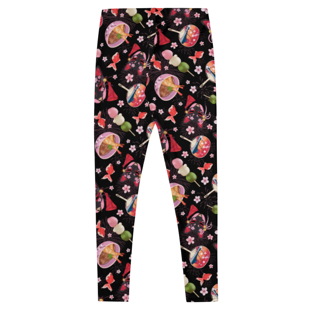 Colorful Matsuri Leggings featuring vibrant patterns, perfect for making a statement at the gym or on the street.