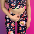 Bright and stylish Matsuri Leggings perfect for workouts or casual outings, featuring a fun, vibrant design.