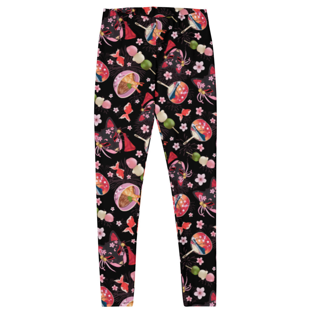 Stylish Matsuri Leggings with vibrant patterns, perfect for workouts or casual outings. Soft and comfortable fit.