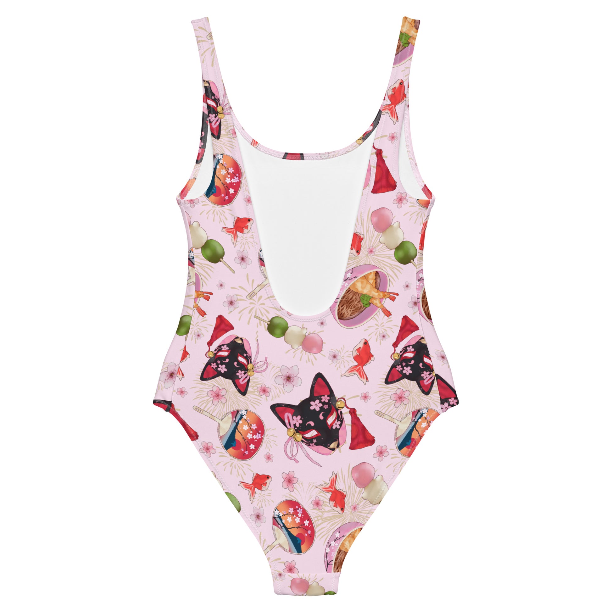 Matsuri One-Piece Swimsuit features vibrant designs, perfect for turning heads at the pool or beach.