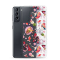 Matsuri Samsung® Clear Case showcasing vibrant festival designs, protecting your phone with style and durability.