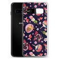 Matsuri Samsung® Clear Case features vibrant festival designs, offering stylish protection for your device.
