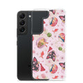 Matsuri Samsung® Clear Case showcases vibrant festival designs, offering stylish protection for your phone.
