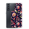 Matsuri Samsung® Clear Case showcasing vibrant festival designs, perfect protection for your Galaxy S21 this summer.