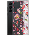 Colorful Matsuri Samsung® Clear Case showcasing vibrant festival designs, offering stylish protection for your phone.
